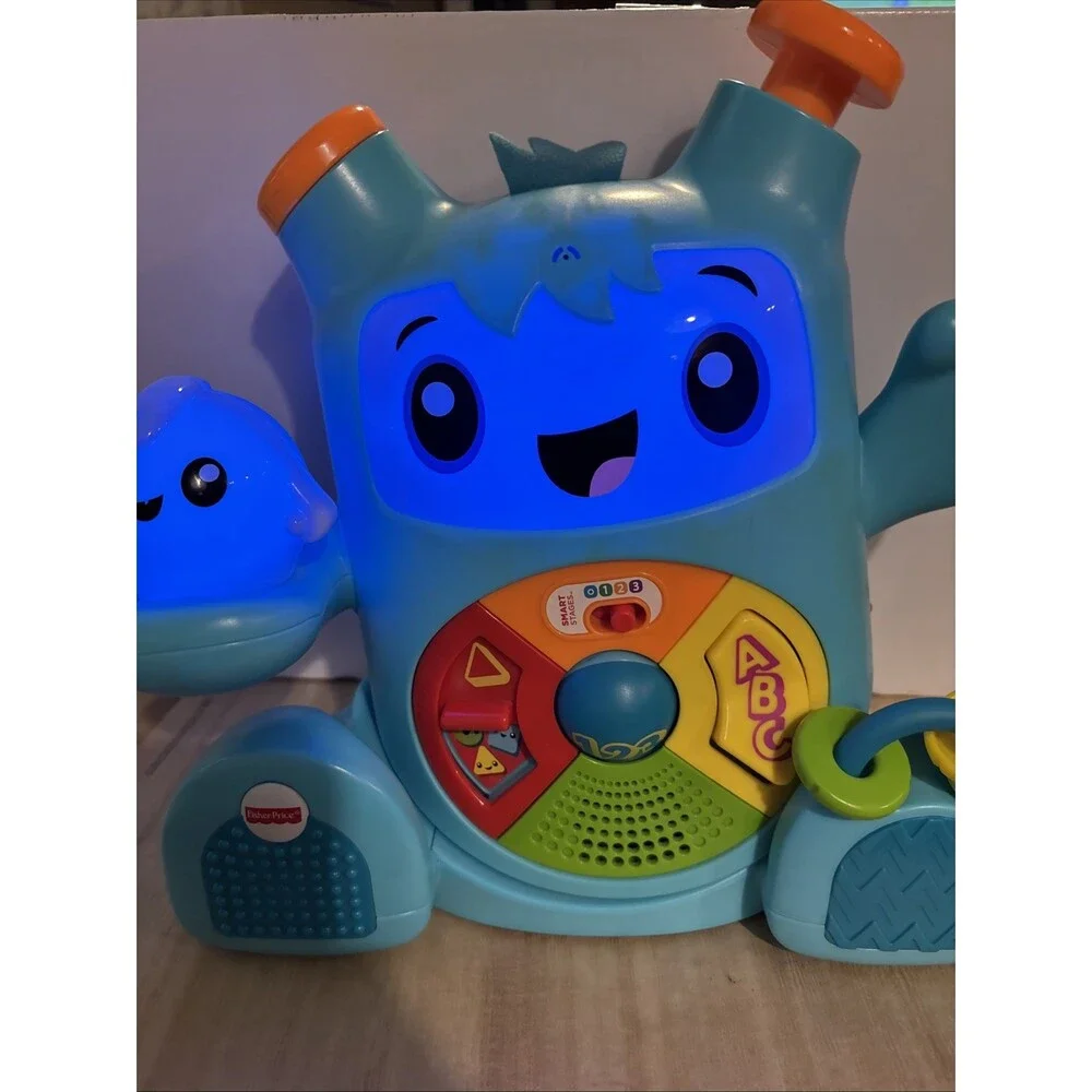 BIG Fisher-Price Dance & Groove Rockit Interactive Learning Toy yeti Recorder